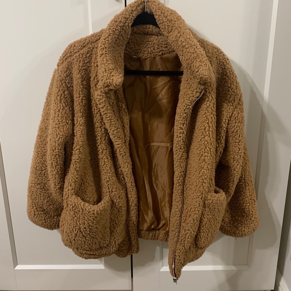 Tan Teddy Coat